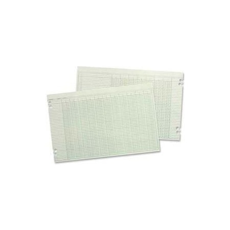 Wilson Jones Wilson Jones¬Æ Columnar Pad, 11" x 17", 36 Columns, 36 Lines, Green, 100 Sheets/Pad G5036